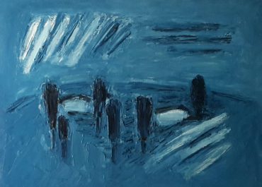 Landscape in blue 60x80