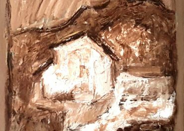 Landscape in brown 92x65