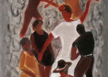 Composition dancers 70x50